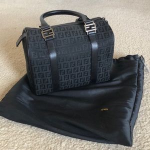 Authentic Fendi handbag/satchel with top handles